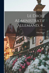 Droit Administratif Allemand, 4...