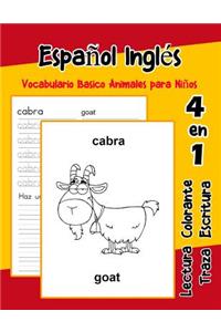 Español Inglés Vocabulario Basico Animales para Niños