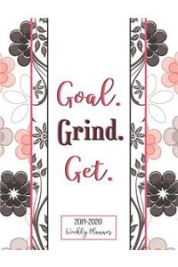 Goal Grind Get 2019-2020 Weekly Planner