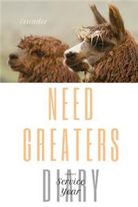 Need Greaters Diary