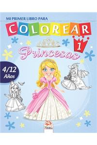 Mi primer libro para colorear - princesas 1