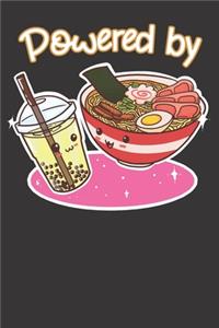Ramen Milk Tea Notebook Journal
