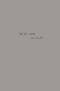 As above so below