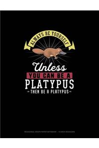 Always Be Yourself Unless You Can Be A Platypus Then Be A Platypus