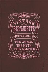 Vintage Bernadette Limited Edition the Women the Myth the Legend