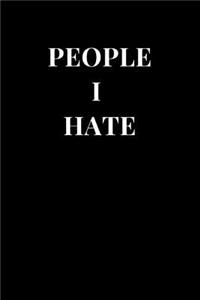 People I Hate