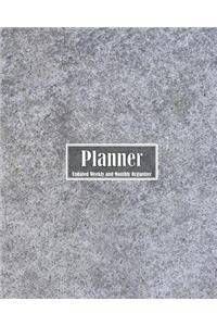 Planner Undated Weekly and Monthly Organizer