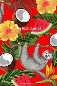 My Sloth Journal