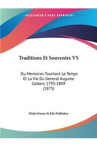 Traditions Et Souvenirs V5