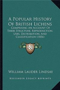 Popular History Of British Lichens