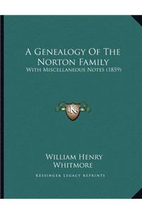 A Genealogy of the Norton Family