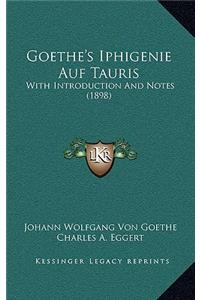 Goethe's Iphigenie Auf Tauris