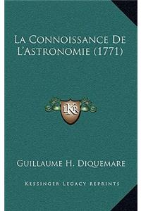 La Connoissance De L'Astronomie (1771)