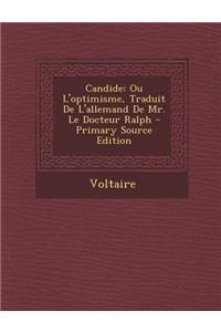 Candide: Ou L'Optimisme