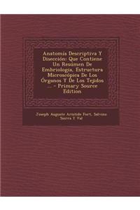 Anatomia Descriptiva y Diseccion