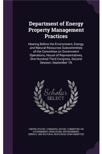 Department of Energy Property Management Practices
