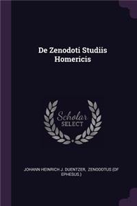 De Zenodoti Studiis Homericis