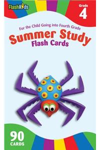Summer Study Flash Cards Grade 4 (Flash Kids Summer Study