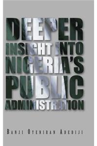 Deeper Insight into Nigeria's Public Administration