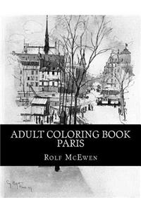 Adult Coloring Book - Paris