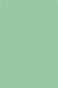 Journal Sea Green Color Simple Plain Sea Green