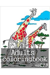 Adult Coloring Book: Stress Relieving Coloring Book: 10