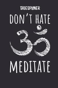 Tagesplaner mit Yoga Meditation Spruch Om