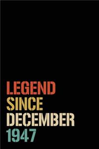 Legend Since December 1947