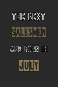The Best salesmen are born in July journal