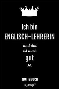 Notizbuch für Englisch-Lehrer / Englisch-Lehrerin
