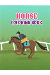 Horse coloring book