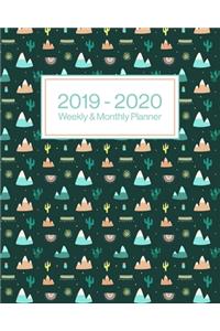 2019 - 2020 Weekly & Monthly Planner