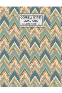 Cornell Notes Quad Grid Notebook