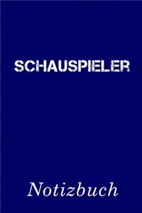Schauspieler Notizbuch