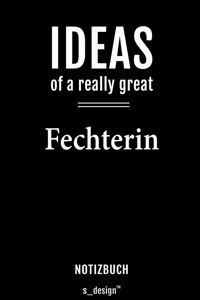 Notizbuch für Fechter / Fechterin