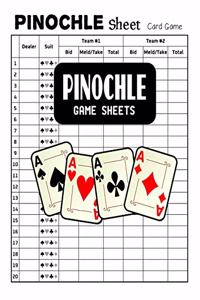 Pinochle Game Sheets
