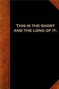 2020 Weekly Planner Shakespeare Quote Short Long Of It 134 Pages