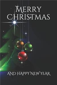 Merry Christmas, Santa Claus, Notebook, Journal, Diary - One Subject - 120 Pages