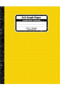 5x5 Graph Paper Composition Notebook