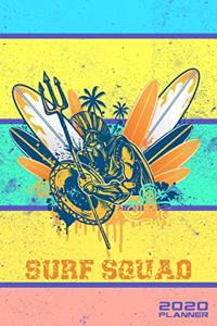 Surf Squad 2020 Planner Monthly & Weekly Notebook Organizer