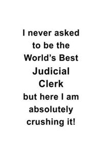 I Never Asked To Be The World's Best Judicial Clerk But Here I Am Absolutely Crushing It