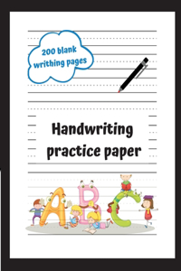 Handwrinting Practice Paper For KIds