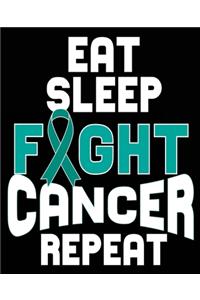 Eat Sleep Fight Cancer Repeat
