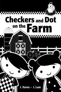 Checkers and Dot on the Farm