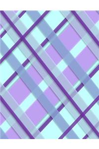Purple Plaid Notebook
