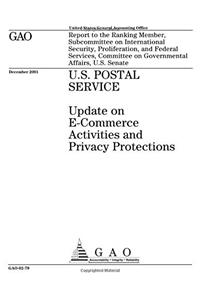 U.S. Postal Service: Update on ECommerce Activities and Privacy Protections