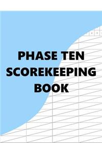 Phase Ten Scorekeeping Book