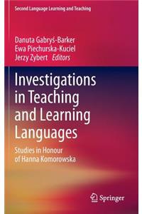 Investigations in Teaching and Learning Languages