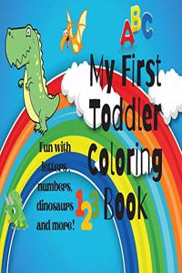 My First Toddler Coloring Book