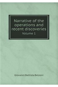 Narrative of the Operations and Recent Discoveries Volume 1